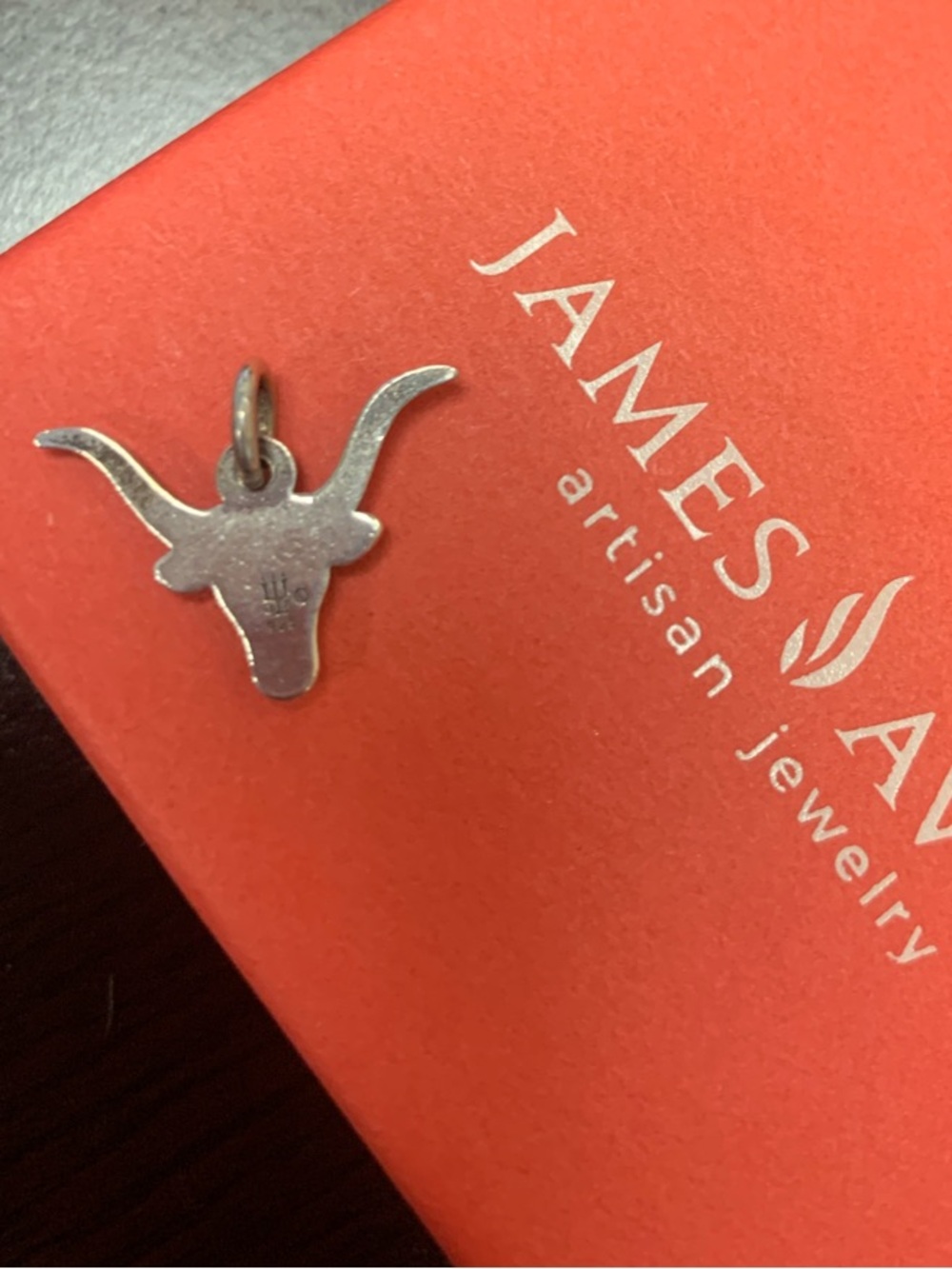RETIRED James Avery Longhorn charm - Picture 2 of 2